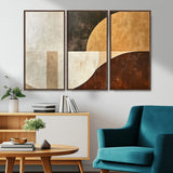 15030-MGV-CV-36X24-Wabi Sabi Wall Art Canvas Print, Framed Modern Abstract Art Picture Print, Minimalist Zen Perfect Minimalist Modern Decor Artwork