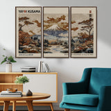 11778299-MGV-CV-36X24-Japanese Landscape Wall Art – Mount Fuji Canvas Print, Asian Inspired Nature Decor for Living Room, Bedroom, Office or Studio