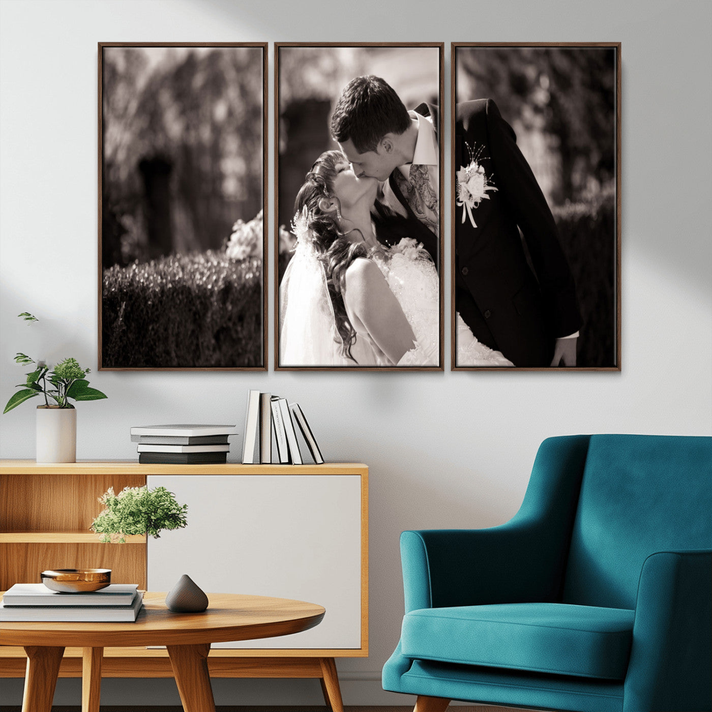 CSTM6030-MGV-CV-36X24-Custom Wedding Photo Print - Custom Wall Art Picture Print, Create Your Own Photo Canvas Print