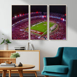 11343-MGV-CV-36X24-Bryant-Denny Stadium Wall Art – Panoramic Alabama Crimson Tide Football Field Canvas Print, Game Day Decor for Office, Man Cave or