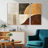 15030-MGV-CV-36X24-Wabi Sabi Wall Art Canvas Print, Framed Modern Abstract Art Picture Print, Minimalist Zen Perfect Minimalist Modern Decor Artwork