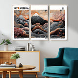 63125329-MGV-CV-36X24-Japanese Mt Fuji Wall Art – Surreal Ukiyo e Style Cherry Blossom Poster, Swirling Cloud Landscape Print, Modern Oriental Asian