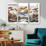 80111817-MGV-CV-36X24-Japanese Landscape Wall Art – Mount Fuji Autumn Canvas Print, Asian Inspired Nature Decor for Living Room, Bedroom, Office or