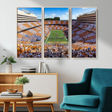 77097951-MGV-CV-36X24-Neyland Stadium Wall Art – Panoramic Tennessee Volunteers Football Field Canvas Print, Game Day Decor for Office, Man Cave, Living