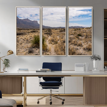 21606563-MGV-CV-36X24-Desert Mountain Wall Art – Southwest Landscape Photography Canvas Print, Rustic Nature Artwork Scenic Western Decor for Living