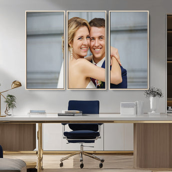 CSTM6030-MGV-CV-36X24-Custom Canvas Wall Art – Personalized Photo Print for Wedding, Anniversary or Gift, Ready to Hang Canvas for Home Decor