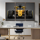 62882-MGV-CV-36X24-Renault F1 Racing Car Print - High-Performance Formula 1 Motorsport Wall Art, Perfect Gift for Racing Fans and Car Enthusiasts