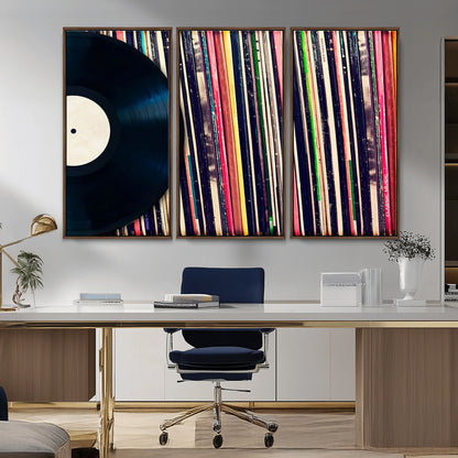 45029-MGV-CV-36X24-Misty Pine Forest Wall Art – Black and White Landscape Canvas Print, Foggy Trees Nature Photography, Modern Minimalist Decor for