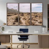 20681831-MGV-CV-36X24-Desert Landscape Wall Art – Southwestern Mountain Canvas Print, Rustic Western Nature Photography Decor for Living Room, Office,