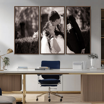 CSTM6030-MGV-CV-36X24-Custom Wedding Photo Print - Custom Wall Art Picture Print, Create Your Own Photo Canvas Print