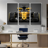 62882-MGV-CV-36X24-Renault F1 Racing Car Print - High-Performance Formula 1 Motorsport Wall Art, Perfect Gift for Racing Fans and Car Enthusiasts