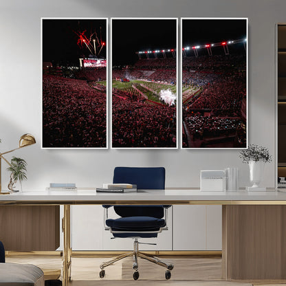 60690191-MGV-CV-36X24-William Brice Stadium Wall Art – Baseball Artwork Print for Game Room, Basement, Dorm or Office Wall Decor