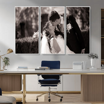 CSTM6030-MGV-CV-36X24-Custom Wedding Photo Print - Custom Wall Art Picture Print, Create Your Own Photo Canvas Print