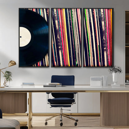 45029-MGV-CV-36X24-Misty Pine Forest Wall Art – Black and White Landscape Canvas Print, Foggy Trees Nature Photography, Modern Minimalist Decor for