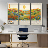 33864-MGV-CV-36X24-Pointillism Yayoi Wall Art Canvas Print, Framed Yayoi Kusama Art Picture Print, Yayoi Kusama Dot Perfect Abstract Nature Decor