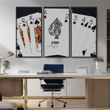 56787-MGV-CV-36X24-Playing Cards – Classic Poker Deck with Spades, Standard Size Durable Casino Quality Card Set for Magic Tricks, Blackjack, Bridge,