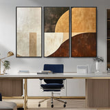 15030-MGV-CV-36X24-Wabi Sabi Wall Art Canvas Print, Framed Modern Abstract Art Picture Print, Minimalist Zen Perfect Minimalist Modern Decor Artwork