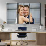 CSTM6030-MGV-CV-36X24-Custom Canvas Wall Art – Personalized Photo Print for Wedding, Anniversary or Gift, Ready to Hang Canvas for Home Decor