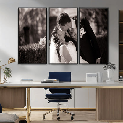 CSTM6030-MGV-CV-36X24-Custom Wedding Photo Print - Custom Wall Art Picture Print, Create Your Own Photo Canvas Print