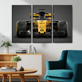 62882-MGV-FC-48X32-3P_Black-Renault F1 Racing Car Print - High-Performance Formula 1 Motorsport Wall Art, Perfect Gift for Racing Fans and Car Enthusiasts