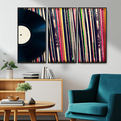 45029-MGV-CV-36X24-Misty Pine Forest Wall Art – Black and White Landscape Canvas Print, Foggy Trees Nature Photography, Modern Minimalist Decor for