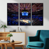 20491-MGV-CV-36X24-Madison Square Garden Wall Art Canvas Print, Framed New York Stadium Art Picture Print, MSG Stadium Perfect Sport Room Decor