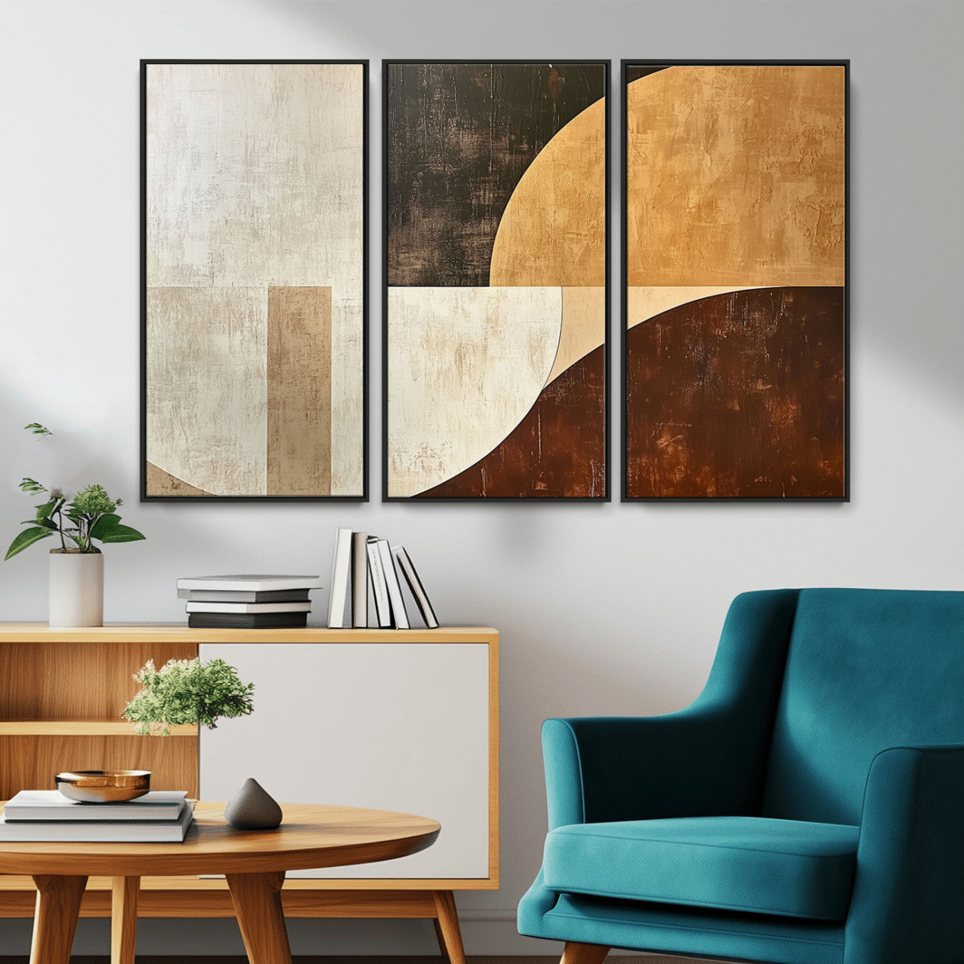 15030-MGV-CV-36X24-Wabi Sabi Wall Art Canvas Print, Framed Modern Abstract Art Picture Print, Minimalist Zen Perfect Minimalist Modern Decor Artwork