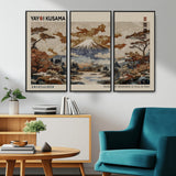 11778299-MGV-CV-36X24-Japanese Landscape Wall Art – Mount Fuji Canvas Print, Asian Inspired Nature Decor for Living Room, Bedroom, Office or Studio