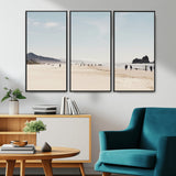28307820-MGV-CV-36X24-Minimalist Beach Wall Art Canvas Print, Framed Coastal Serenity Art Picture Print, Soft Sand Perfect Modern Coastal Decor Artwork