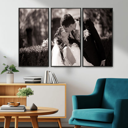 CSTM6030-MGV-CV-36X24-Custom Wedding Photo Print - Custom Wall Art Picture Print, Create Your Own Photo Canvas Print