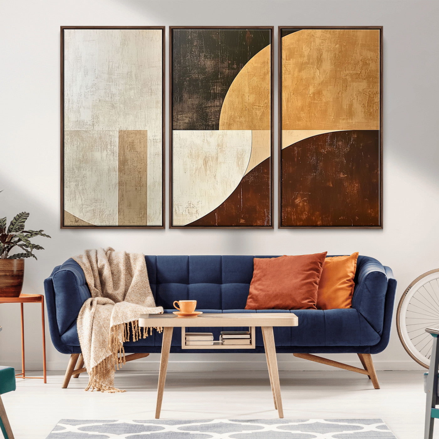 15030-MGV-CV-36X24-Wabi Sabi Wall Art Canvas Print, Framed Modern Abstract Art Picture Print, Minimalist Zen Perfect Minimalist Modern Decor Artwork