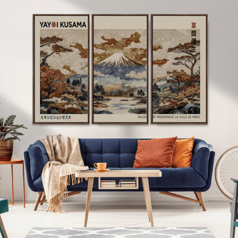 11778299-MGV-CV-36X24-Japanese Landscape Wall Art – Mount Fuji Canvas Print, Asian Inspired Nature Decor for Living Room, Bedroom, Office or Studio