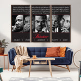 45112-MGV-CV-36X24-Black Icons Wall Art Canvas Print, Framed Thinker Art Picture Print, Motivational Quote Perfect Cultural Modern Decor Artwork