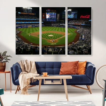83979-MGV-FC-48X32-3P_White-RingCentral Coliseum Wall Art Canvas Print, Framed Oakland A's Stadium Art Picture Print, RingCentral Coliseum Field Perfect Sport