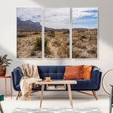 21606563-MGV-CV-36X24-Desert Mountain Wall Art – Southwest Landscape Photography Canvas Print, Rustic Nature Artwork Scenic Western Decor for Living