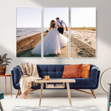 CSTM911-MGV-FC-48X32-3P_White-Custom Canvas Print - Personalized Wall Art for Home Decor Wall Art Print, Create Your Own Photo Canvas Print, Ready to Hang