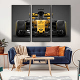 62882-MGV-CV-36X24-Renault F1 Racing Car Print - High-Performance Formula 1 Motorsport Wall Art, Perfect Gift for Racing Fans and Car Enthusiasts