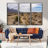 21606563-MGV-CV-36X24-Desert Mountain Wall Art – Southwest Landscape Photography Canvas Print, Rustic Nature Artwork Scenic Western Decor for Living
