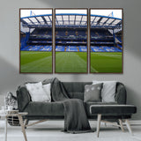 59508-MGV-CV-36X24-Chelsea Stadium Wall Art – Stamford Bridge Football Arena Canvas Print, Iconic Soccer Artwork for Living Room, Office, Game Room
