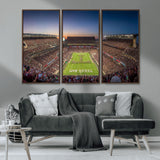 17421-MGV-CV-36X24-Kyle Field Wall Art Canvas Print, Framed Texas Stadium Art Picture Print, Kyle Field Stadium Perfect Sport Room Decor Artwork