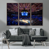 20491-MGV-CV-36X24-Madison Square Garden Wall Art Canvas Print, Framed New York Stadium Art Picture Print, MSG Stadium Perfect Sport Room Decor
