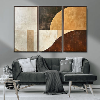15030-MGV-CV-36X24-Wabi Sabi Wall Art Canvas Print, Framed Modern Abstract Art Picture Print, Minimalist Zen Perfect Minimalist Modern Decor Artwork