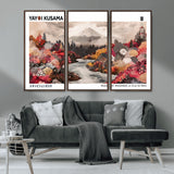 32352074-MGV-CV-36X24-Japanese Landscape Wall Art – Mount Fuji River Canvas Print, Modern Asian Inspired Nature Decor for Living Room, Bedroom, Office