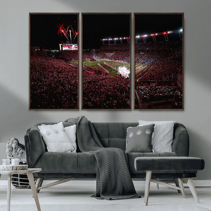 60690191-MGV-CV-36X24-William Brice Stadium Wall Art – Baseball Artwork Print for Game Room, Basement, Dorm or Office Wall Decor