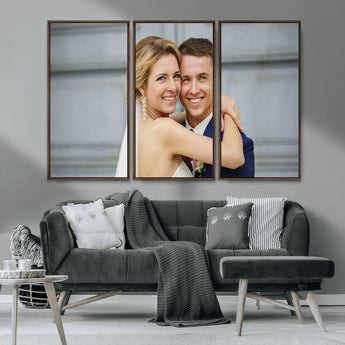 CSTM6030-MGV-CV-36X24-Custom Canvas Wall Art – Personalized Photo Print for Wedding, Anniversary or Gift, Ready to Hang Canvas for Home Decor