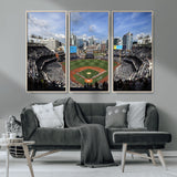 87122-MGV-CV-36X24-Petco Park Field Wall Art Canvas Print, Framed San Diego Stadium Art Picture Print, Petco Park Stadium Perfect Sport Room Decor