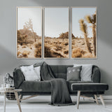 62783269-MGV-CV-36X24-Joshua Tree Wall Art – Desert Landscape Photography Canvas Print, Southwest Nature Artwork Rustic Home Decor for Living Room,