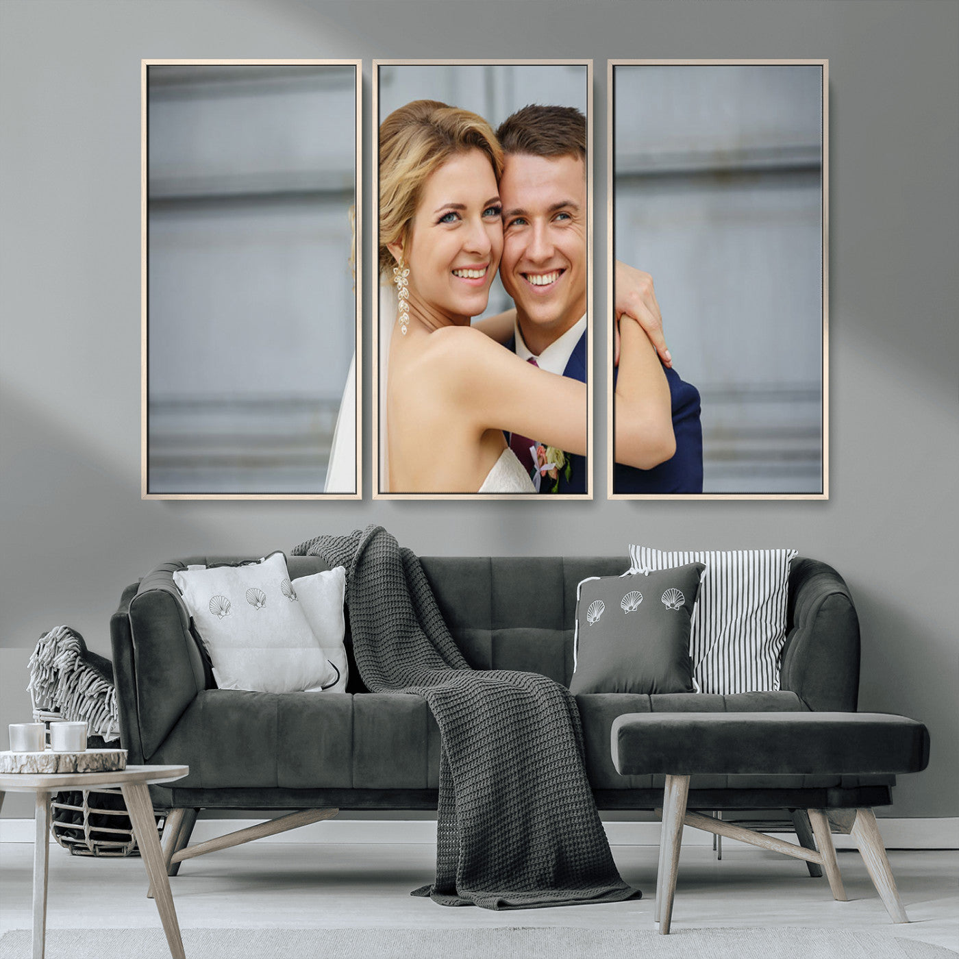 CSTM6030-MGV-CV-36X24-Custom Canvas Wall Art – Personalized Photo Print for Wedding, Anniversary or Gift, Ready to Hang Canvas for Home Decor