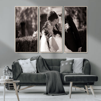 CSTM6030-MGV-CV-36X24-Custom Wedding Photo Print - Custom Wall Art Picture Print, Create Your Own Photo Canvas Print