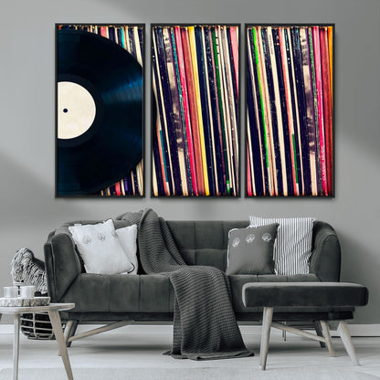 45029-MGV-CV-36X24-Misty Pine Forest Wall Art – Black and White Landscape Canvas Print, Foggy Trees Nature Photography, Modern Minimalist Decor for